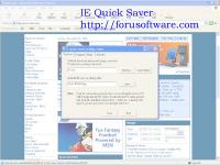ie quick saver 1.3 screenshot. Click to enlarge!