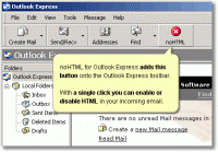 noHTML for Outlook Express 1.00 screenshot. Click to enlarge!