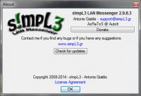 s!mpL3 LAN Messenger 2.9.8.8 screenshot. Click to enlarge!