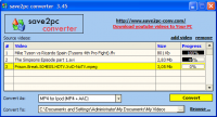 save2pc Converter 3.47 screenshot. Click to enlarge!