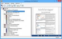 texManager 9.2.00 screenshot. Click to enlarge!