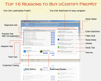 uCertify 70-270 Windows XP Professional 8.11.05 screenshot. Click to enlarge!