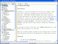 wikidPad 2.1_01 screenshot. Click to enlarge!