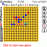 xGomoku for PALM 9.2.2 screenshot. Click to enlarge!