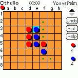 xOthello for PALM 9.2.3 screenshot. Click to enlarge!