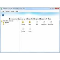 zebNet Backup for Internet Explorer TNG 4.0.0.3 screenshot. Click to enlarge!